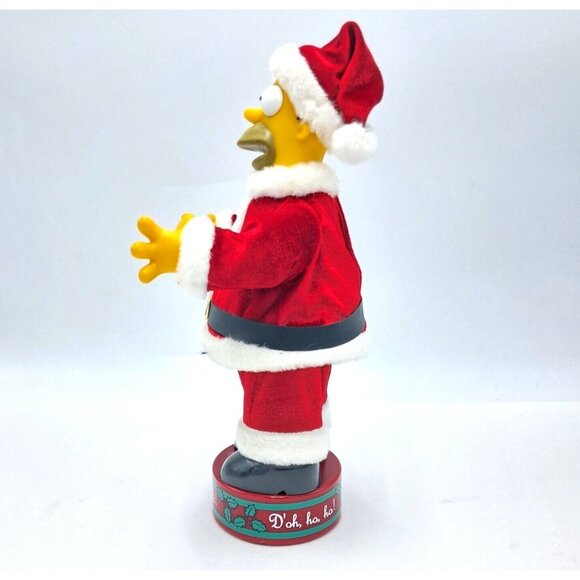 Simpsons 2002 Gemmy 12" Singing Dancing Talking Santa Homer Simpson – Working - Picture 2 of 5